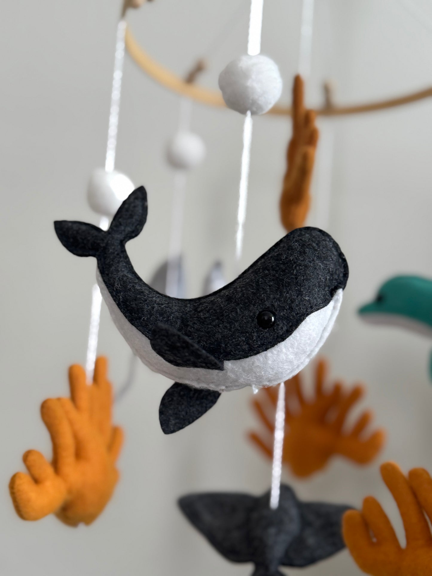 Baby crib mobile “Sea World”