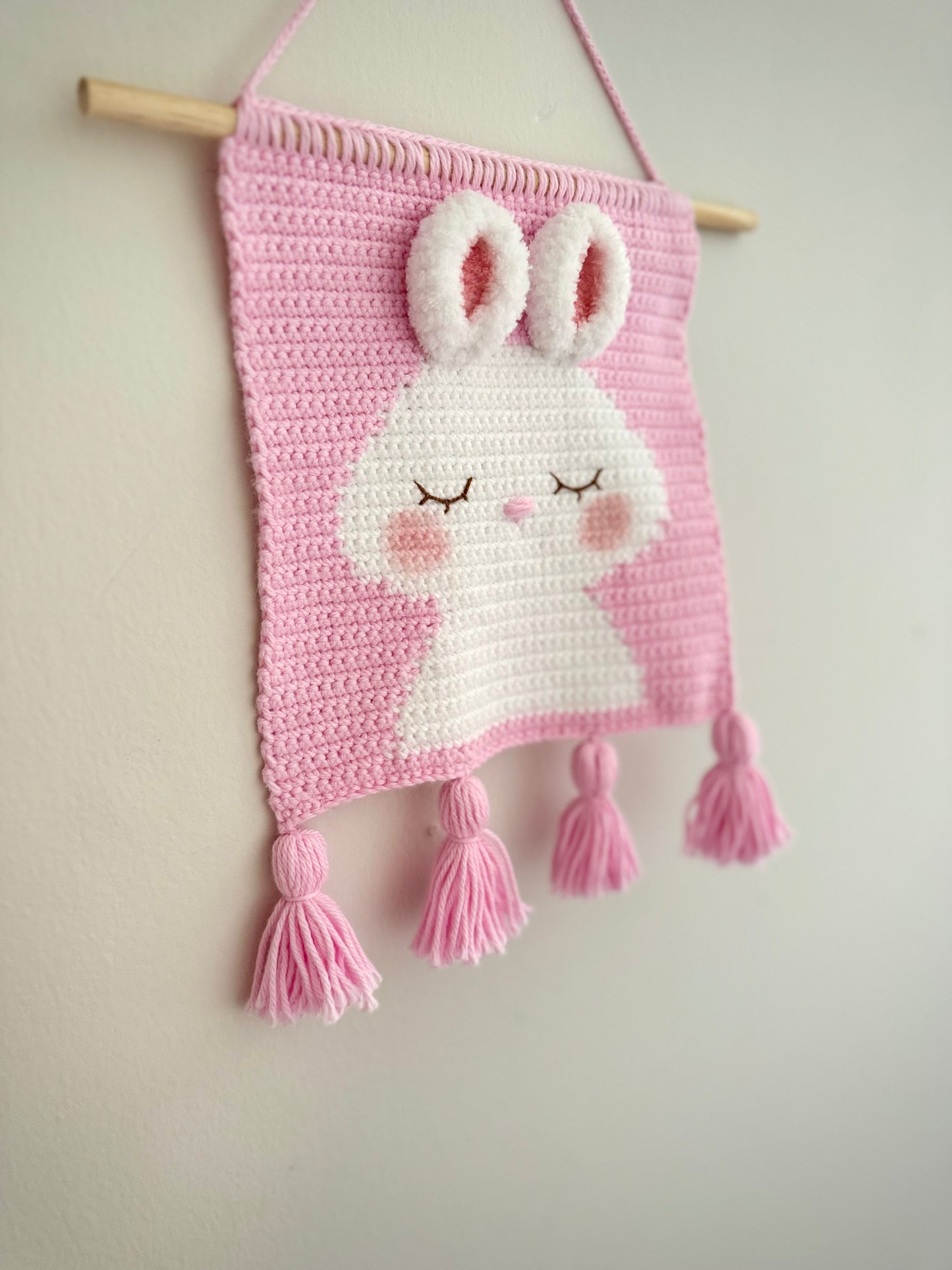 Crochet wall decor for children’s room